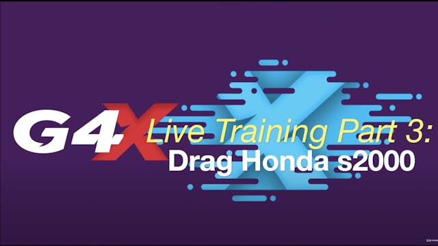 Link G4x Live Training Part 3: Drag Honda s2000