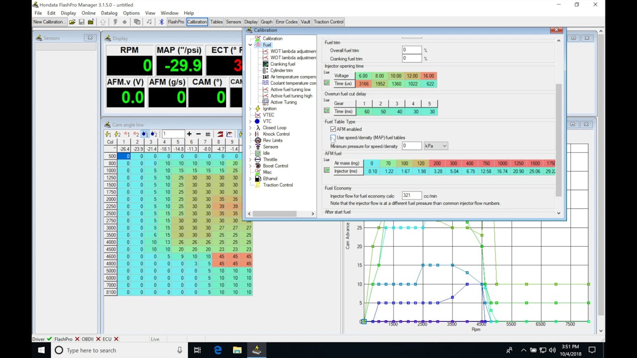 Hondata FlashPro Part 4: Calibrations Overview - Hondata Flashpro ...