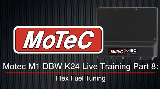 Motec M1 DBW K24 Live Training Part 8...