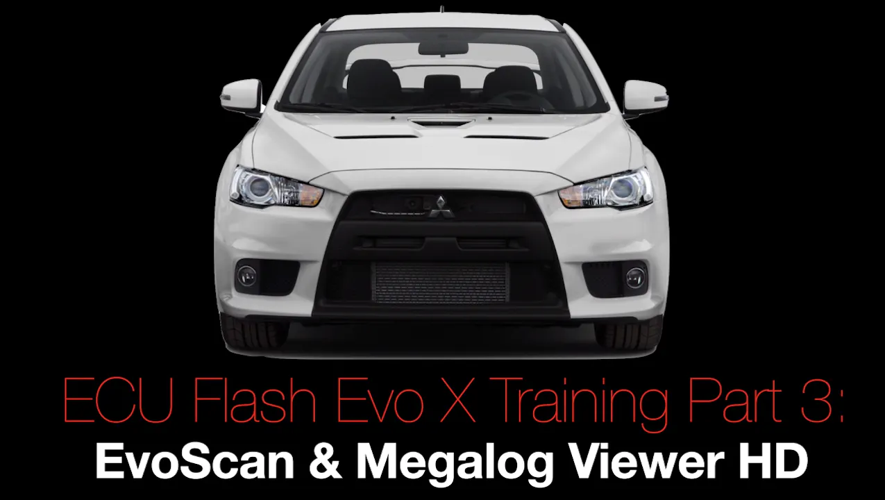 Evo X Ecu Flash Training Course Part 3: EvoScan & Megalog Viewer HD ...