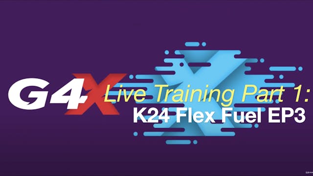 Link G4x Live Training Part 1: NA K24 Flex Fuel 