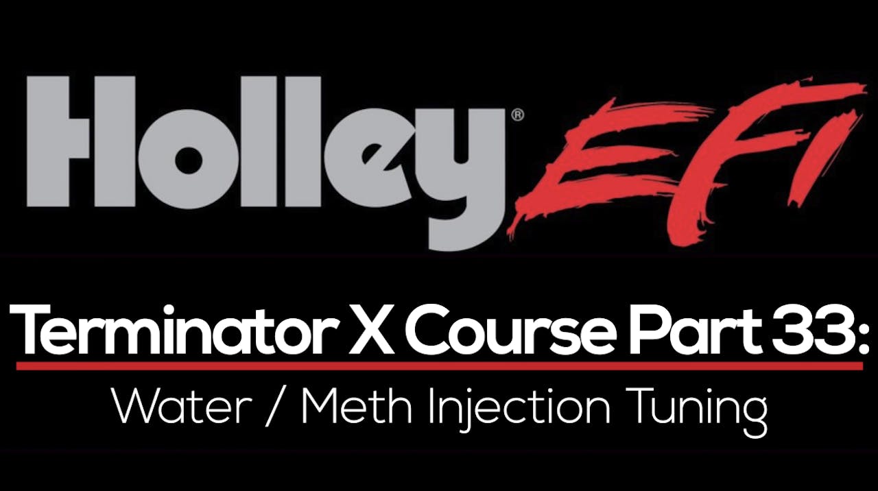 Holley Terminator X Training Course Part 33: Water/Meth Injection ...