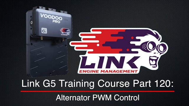 Link G5 Training Course Part 120: Alternator PWM Control