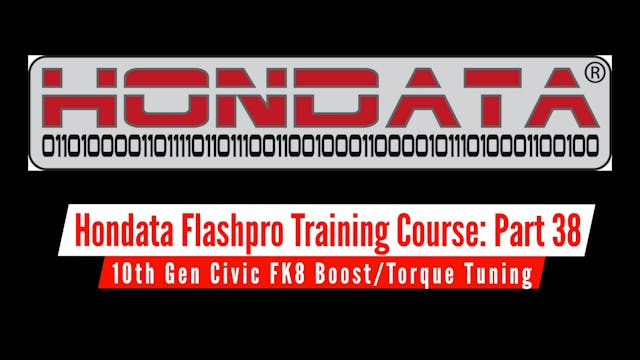 Hondata FlashPro Part 38: 10th Gen Ci...