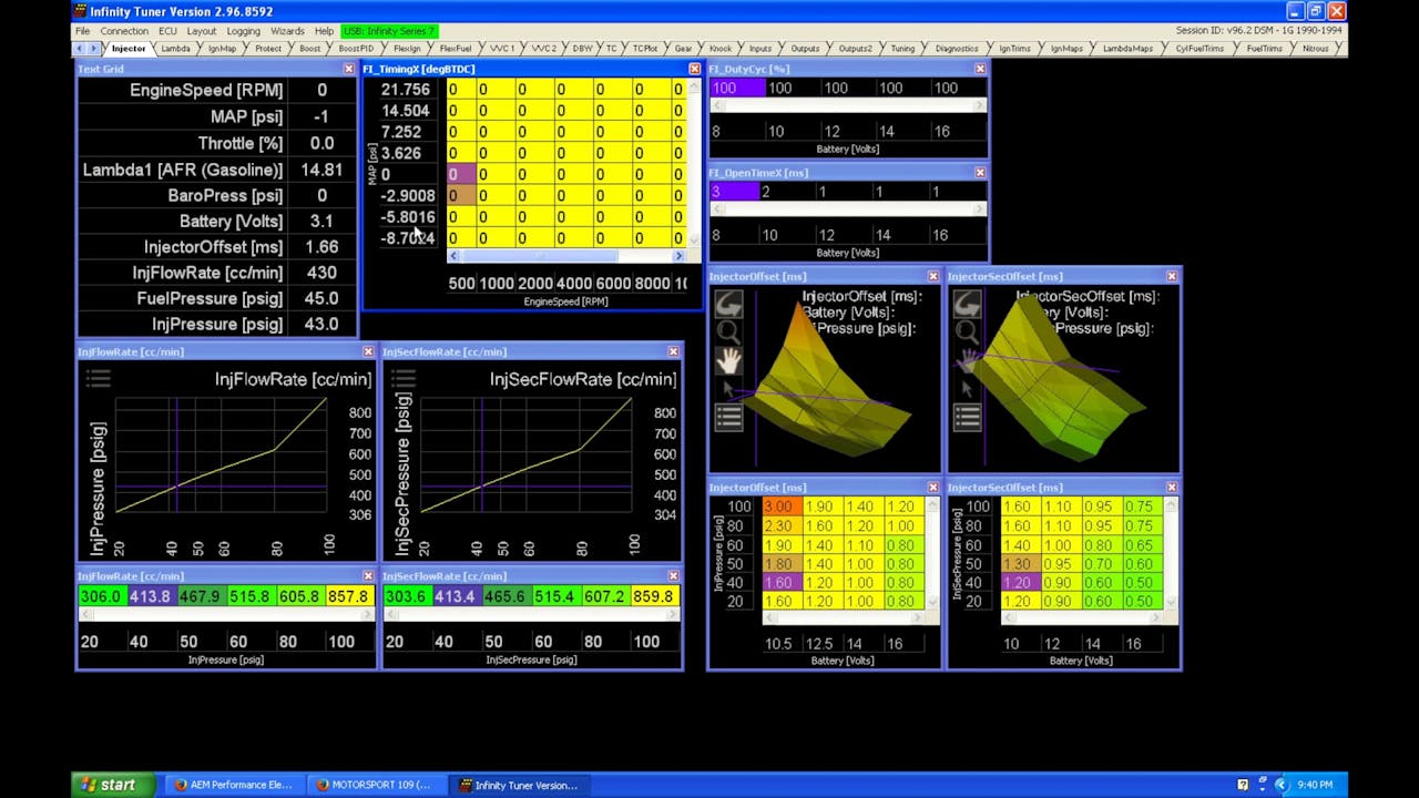 AEM Infinity Part 9: Fuel Injector Characterization - AEM Infinity ...