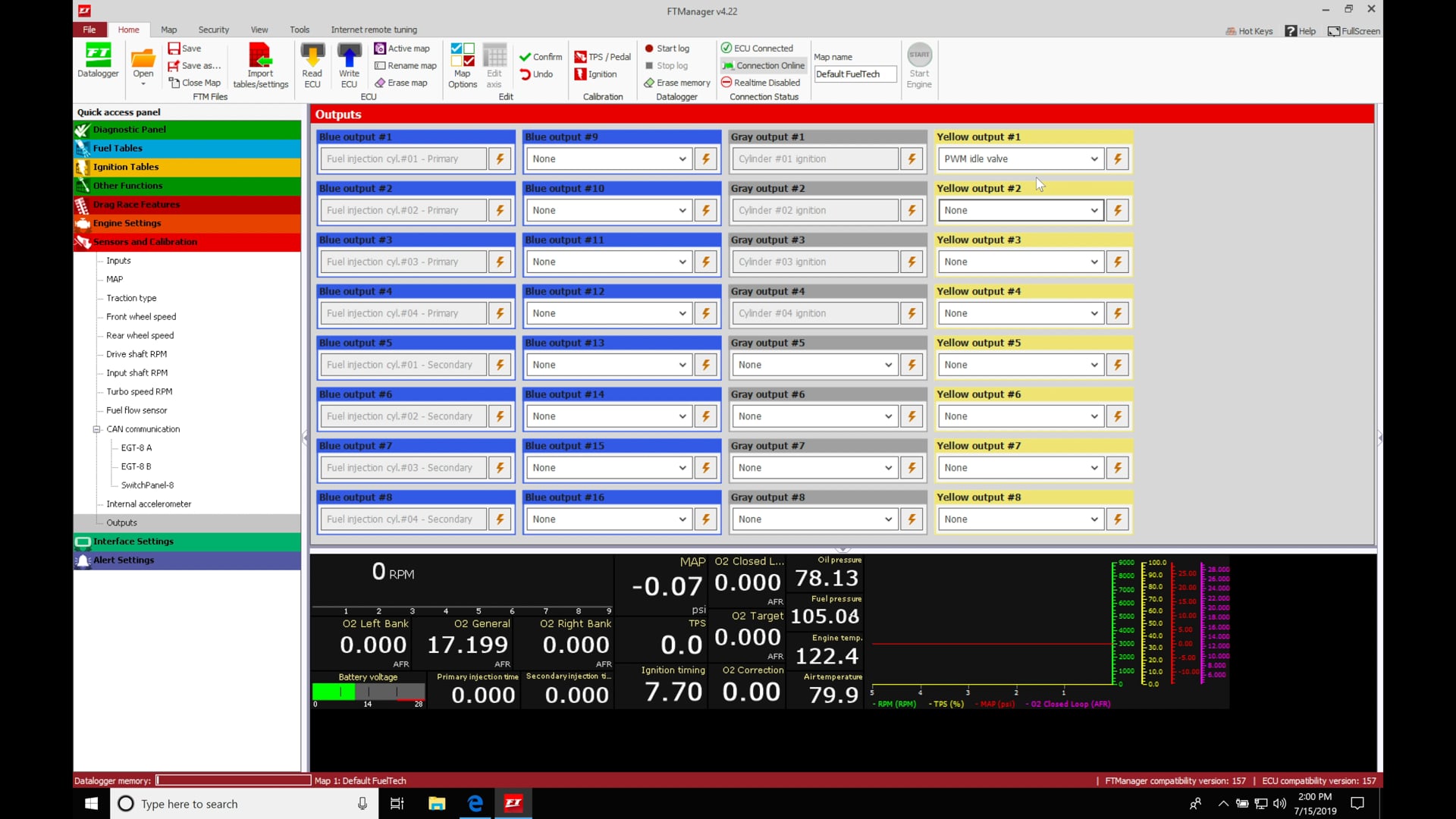 Fuel Tech Part 6: Configuring Outputs