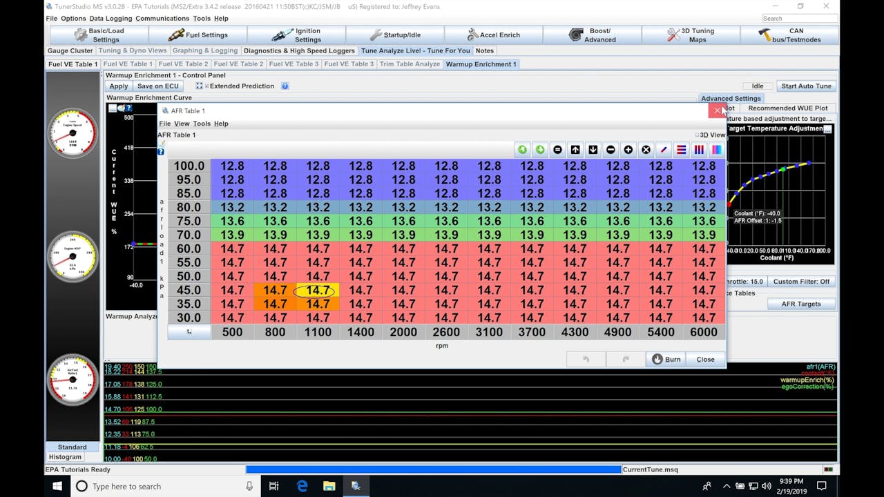 Tunerstudio Performance Megasquirt Part 23: Additional TunerStudio Features - Evans Performance ...