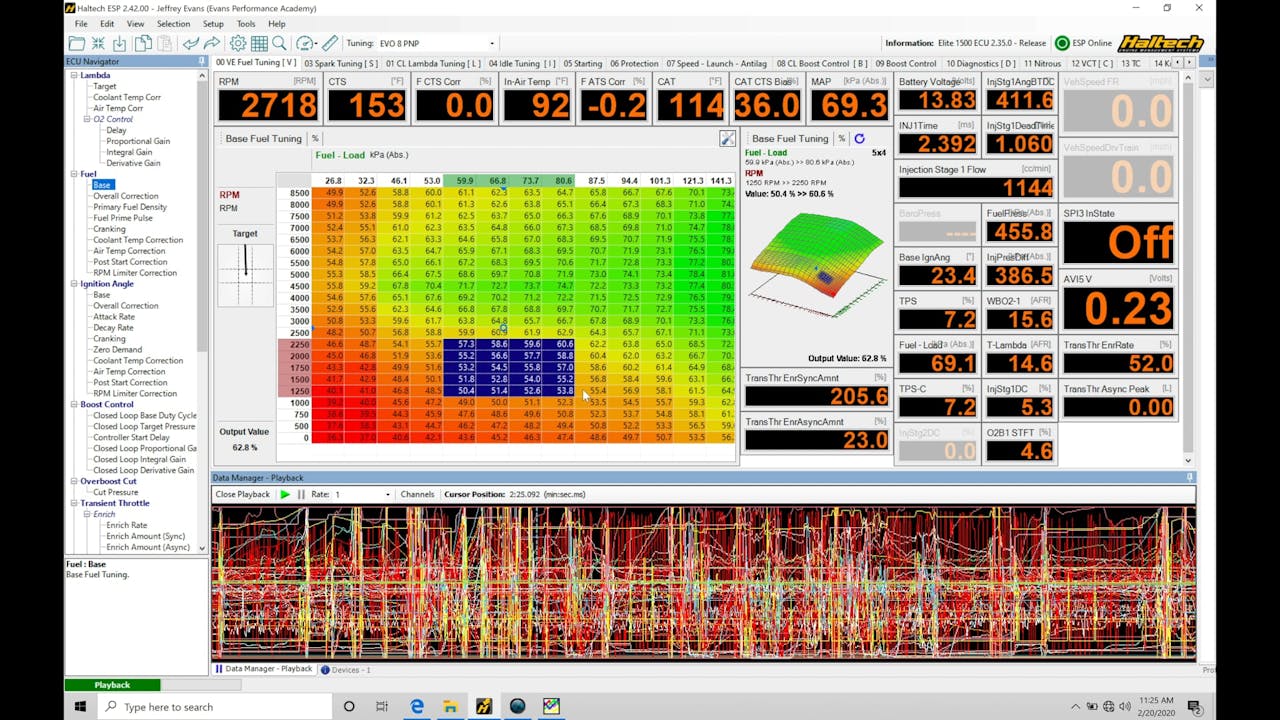 Haltech Elite Part 37 Megalogviewer HD Software Haltech Elite ESP