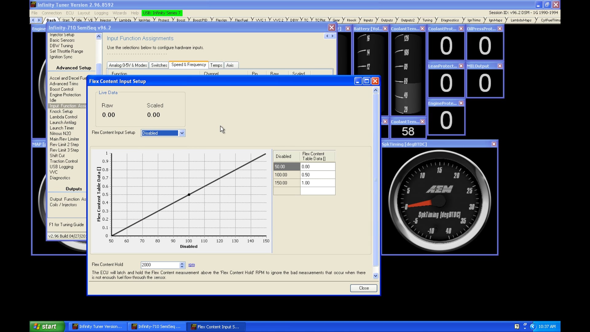 AEM Infinity Part 7: Setting Up Additional Inputs