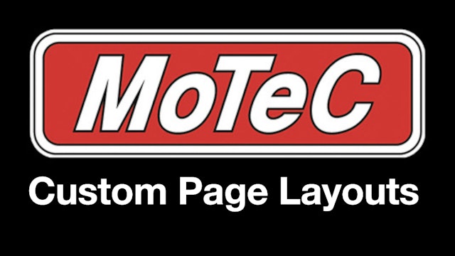Motec Hundred Series Custom Page Layouts (click to download)