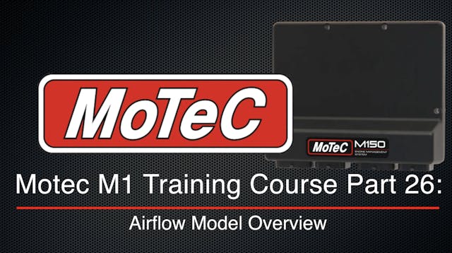 Motec M1 Training Course Part 26: Air...