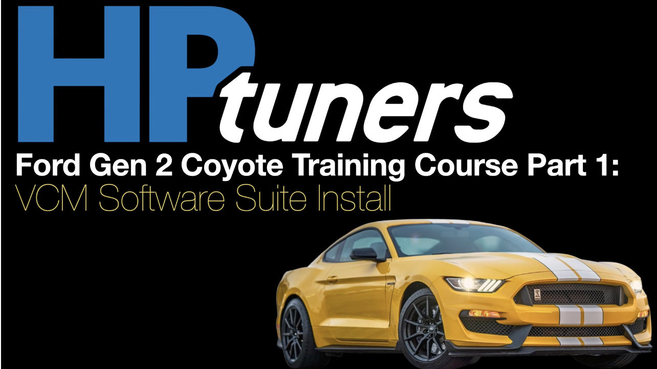 HP Tuners Ford Gen 2 Coyote Training Part 1: VCM Software Install