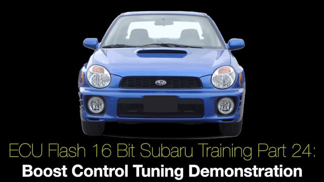 Ecu Flash 16 Bit Subaru Training Part...