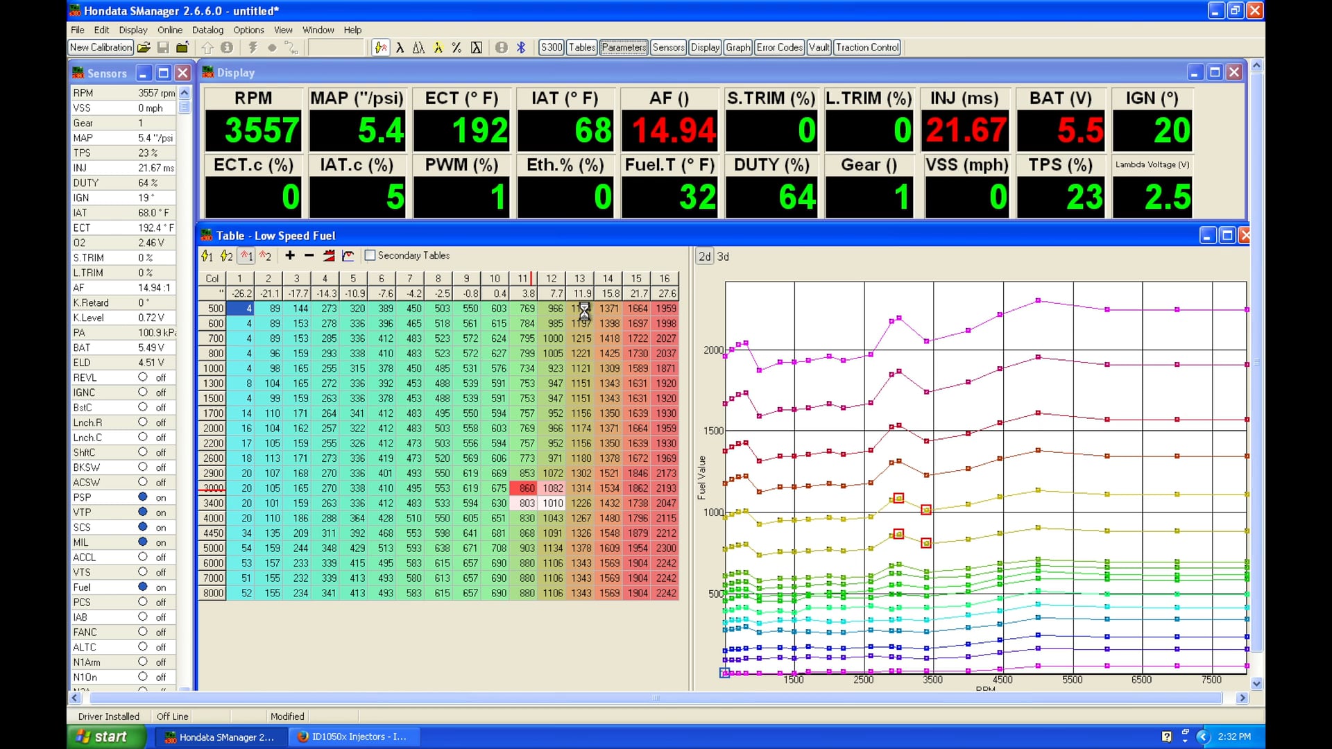 Hondata s300 Part 21: Naturally Aspirated Basemap