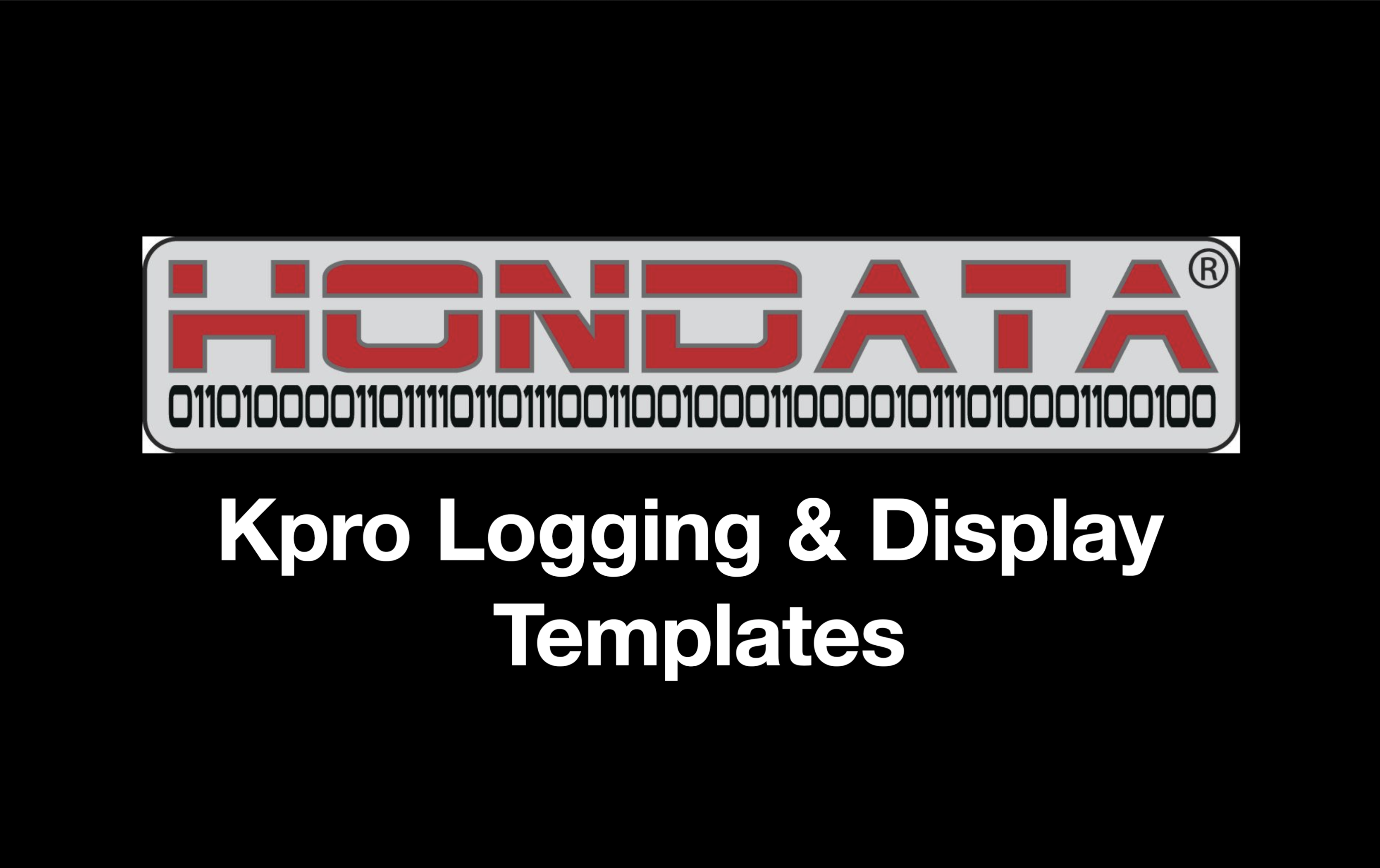Hondata Kpro Logging & Display Templates (click to download)
