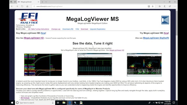 Megasquirt Part 37: MegalogViewer Basics