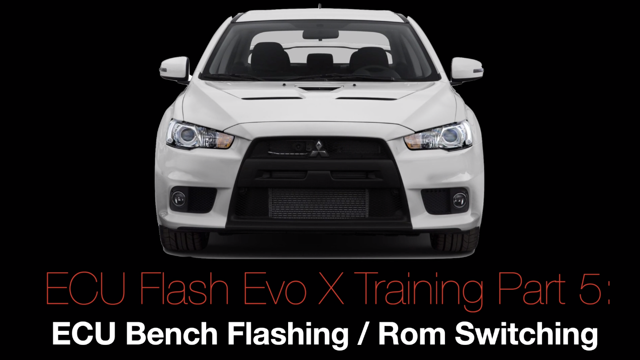 Evo X Ecu Flash Training Course Part 5: ECU Bench Flashing / Rom Switching