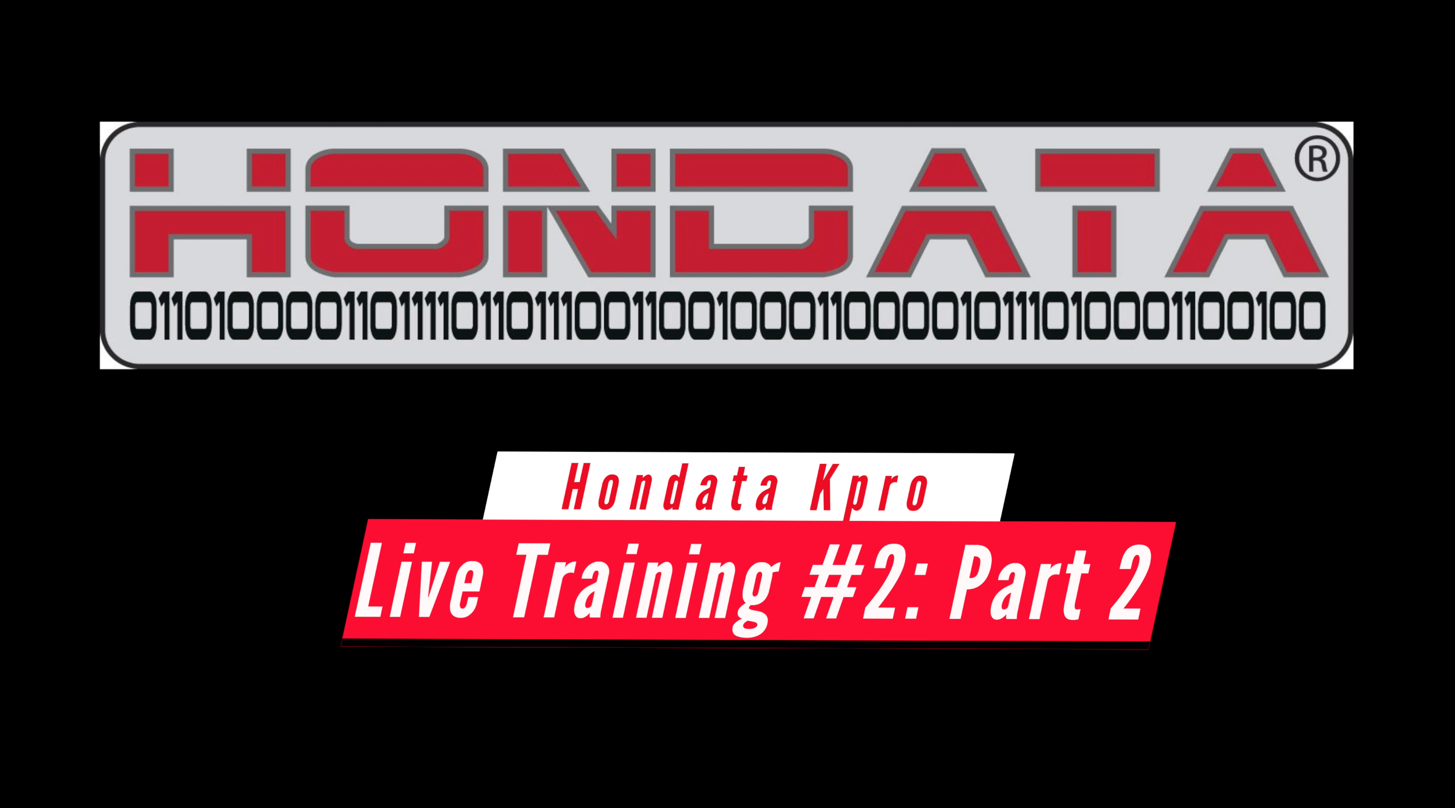 Hondata KPro Live Training: All Motor K20a2 EK Civic Part 2