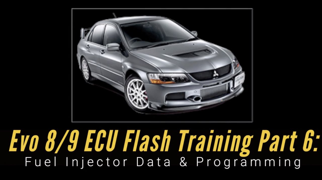Ecu Flash Training Course Part 6 Fuel Injector Data & Programming