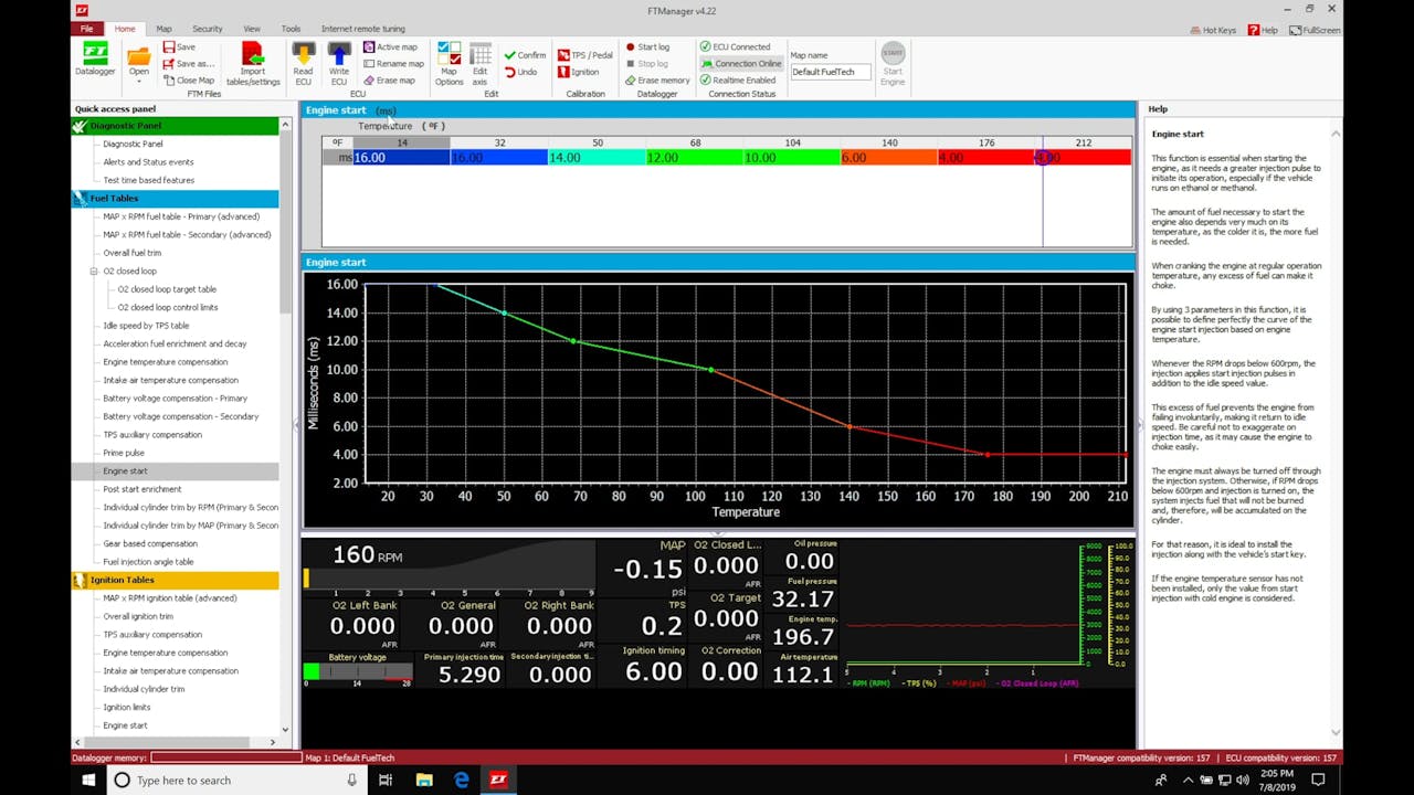 Fuel Tech Part 8 Starting Fuel & Compensation Tables Evans