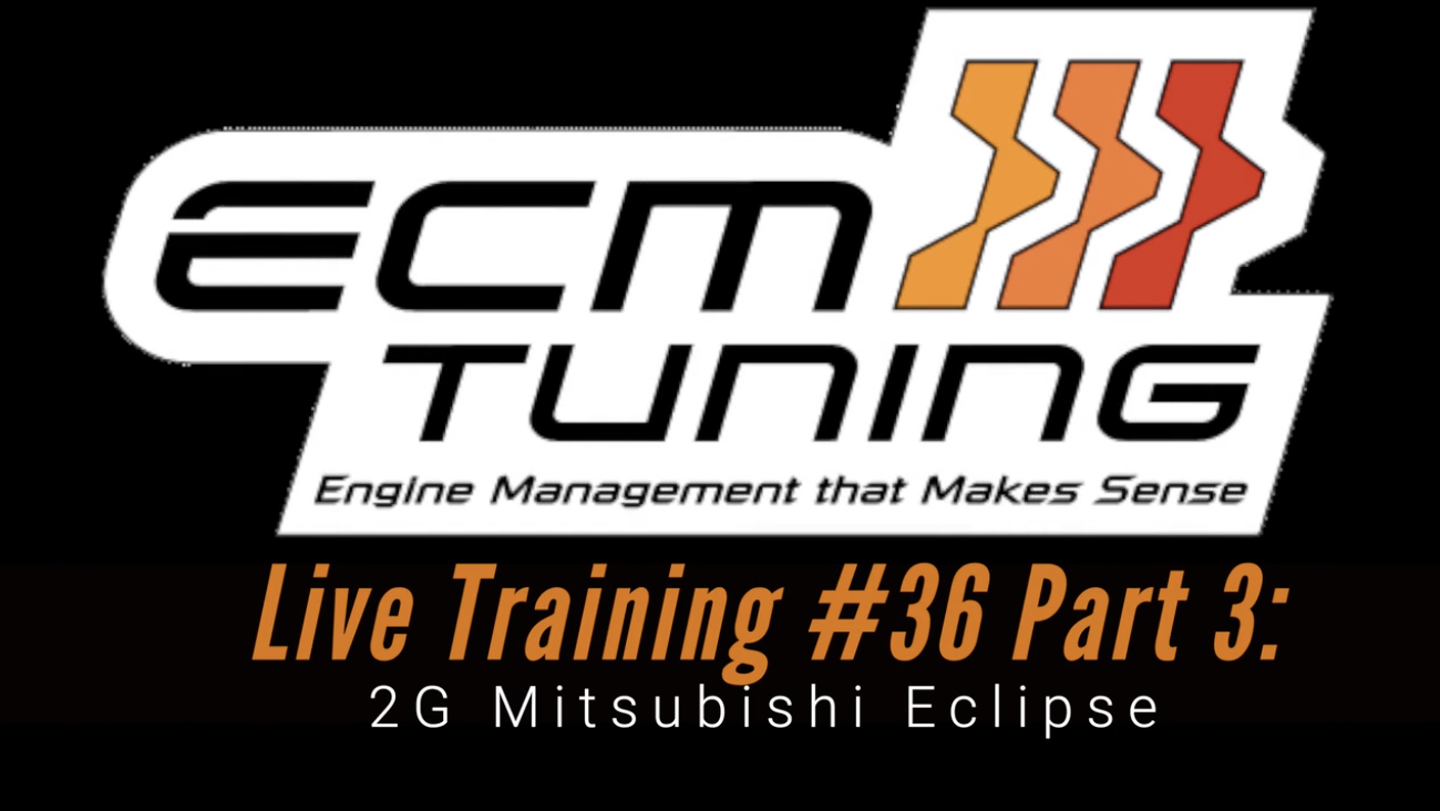 ECM Link Live Training: 16g Mitsubishi 2G Eclipse Part 3