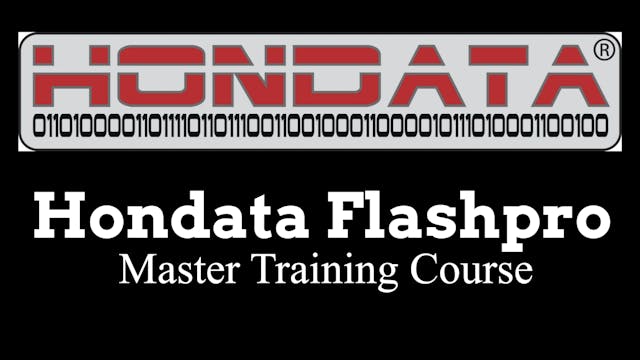 Hondata FlashPro Master Training Course
