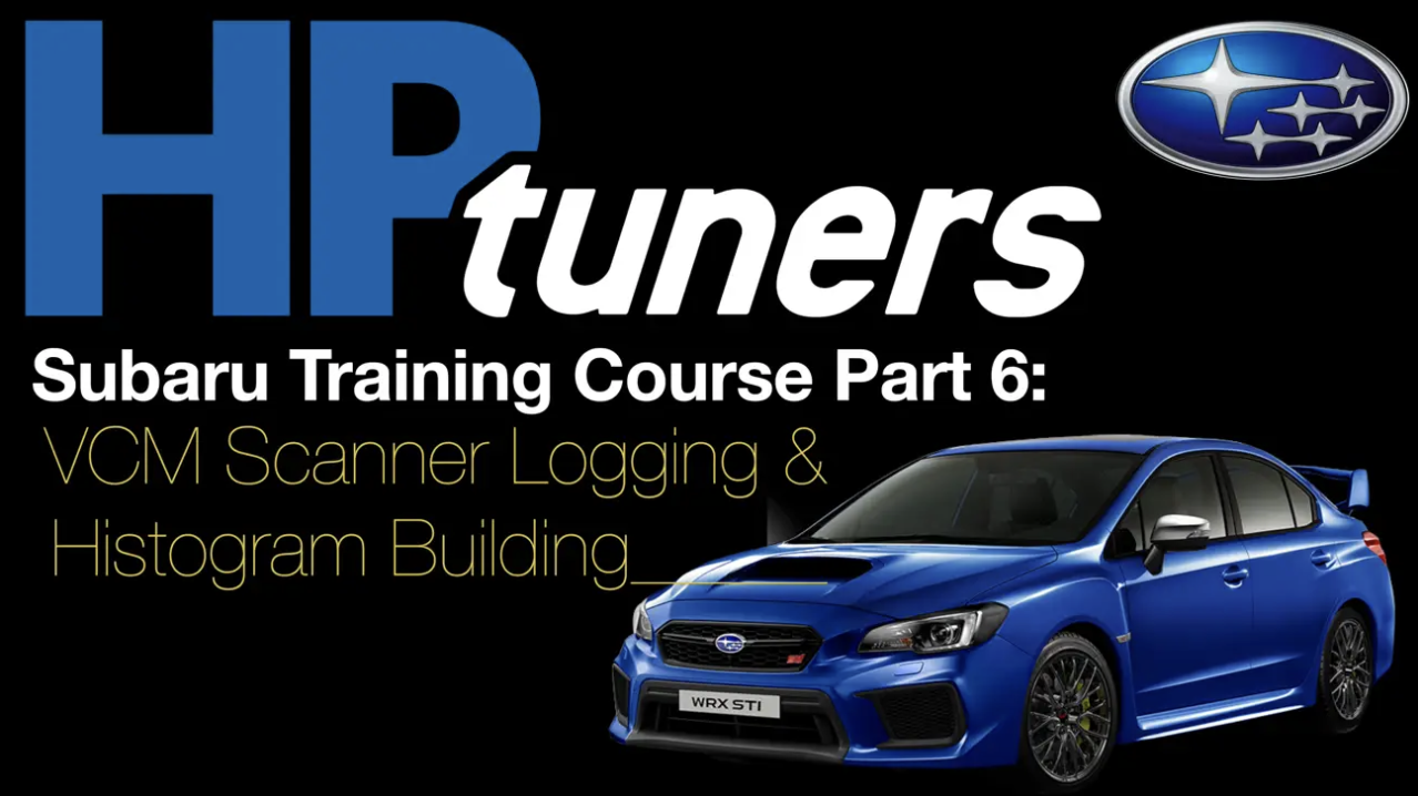 HP Tuners Subaru Training Course Part 6: VCM Logging & Histogram Building