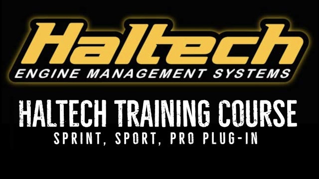 Haltech Sprint, Sport & Pro Series Training Course