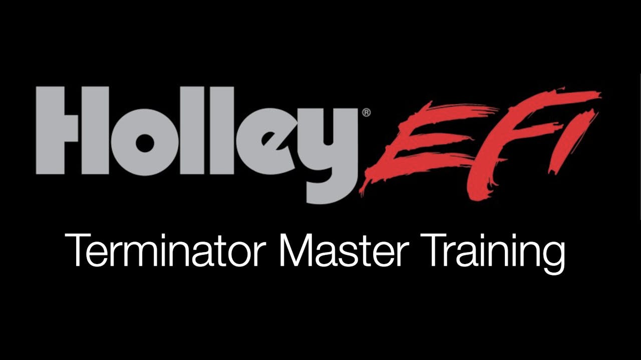 Holley Terminator X Master Training Course 