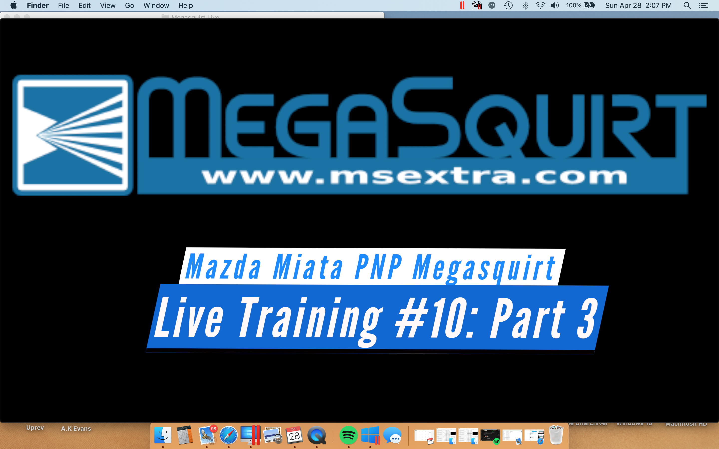 Megasquirt Live Training: Supercharged Miata Part 3