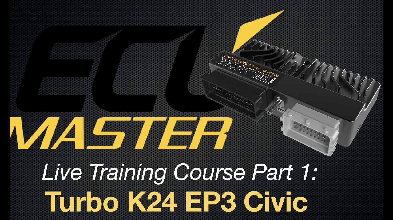 EMU Black Turbo K24 Civic Live Part 1: Input / Output Set-Up