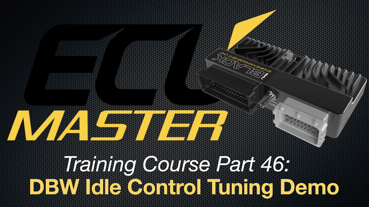 ECUMaster Training Course Part 46: DBW Idle Control Tuning Demo