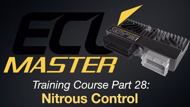 ECU Masters Training Course Part 28: Nitrous Control  