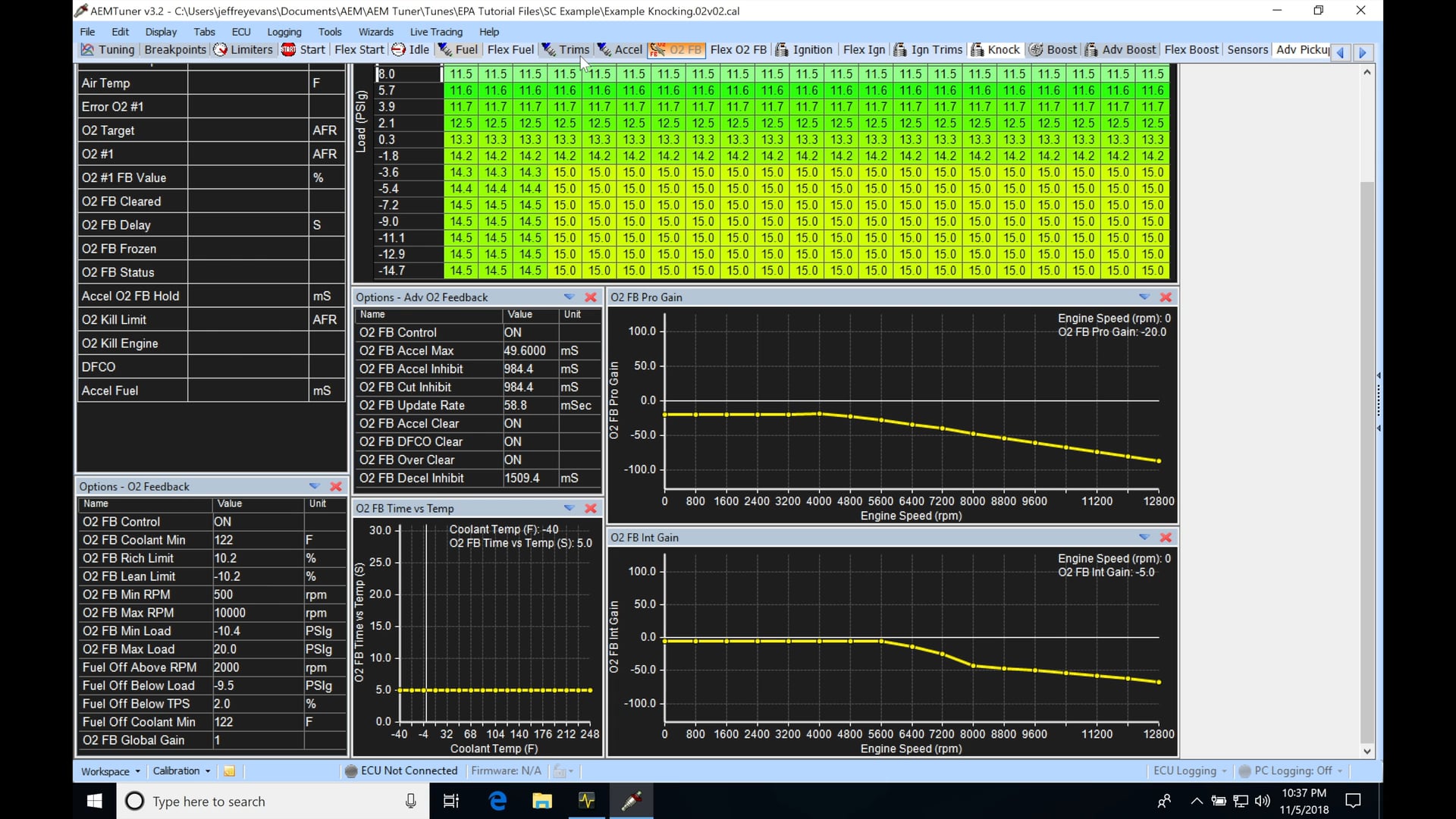 AEM Series 2 Part 31: Data logging & Closed Loop Fuel Tuning