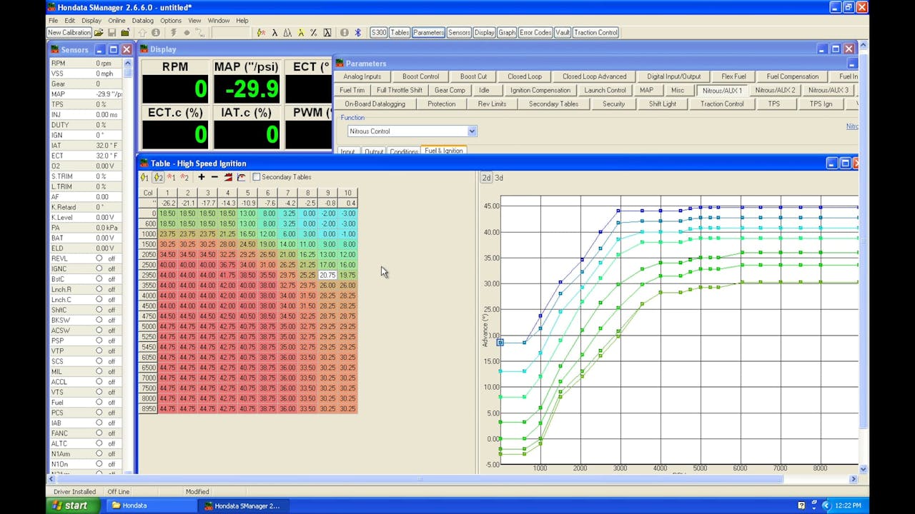 Hondata s300 Part 11 How To Tune Nitrous & Water/Meth Hondata s300