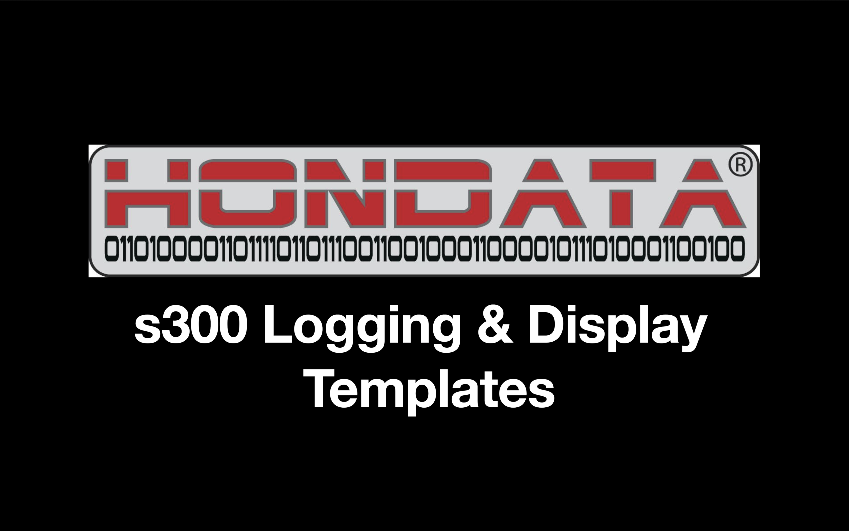 Hondata s300 Logging & Display Templates (click to download)