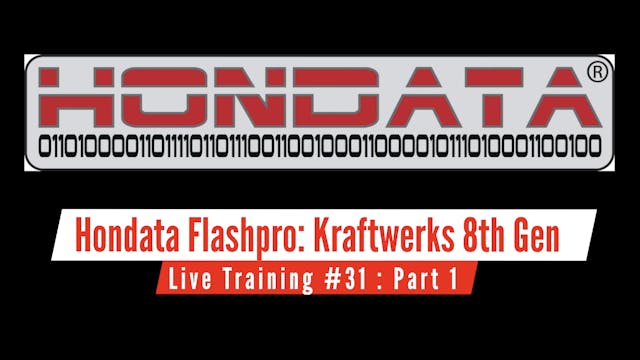 Hondata Flashpro Live Training: Kraftwerks Supercharged 8th Gen Civic Si Part 1