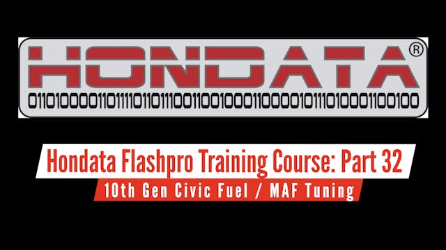 Hondata FlashPro Part 32: 10th Gen Civic MAF / Fuel Tuning
