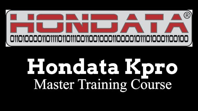 Hondata Kpro Master Training Course