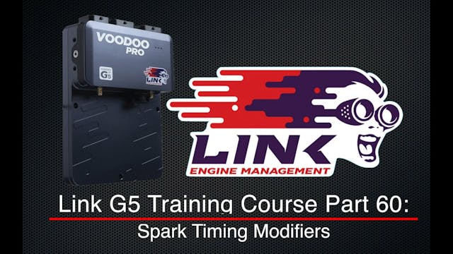 Link G5 Training Course Part 60: Spark Timing Modifier Tables