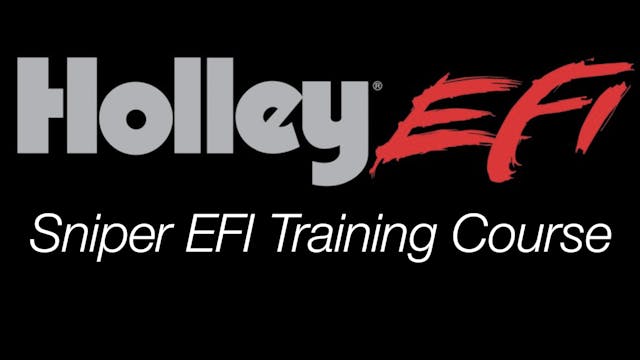 Holley Sniper EFI Training