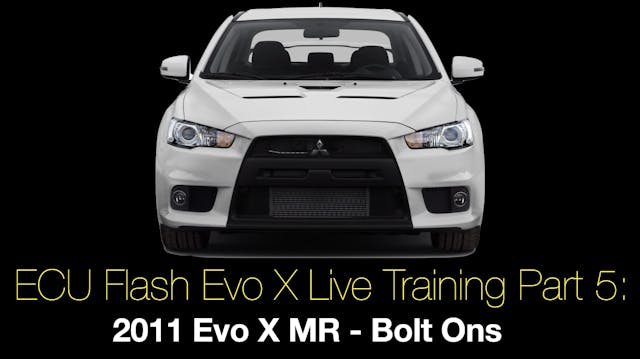 Ecu Flash Evo X Live Training Part 5:...