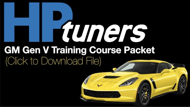 GM Gen V Training Course Packet (Click to Download)