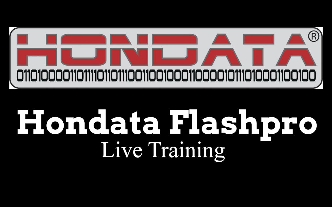 Hondata Flashpro Live Training