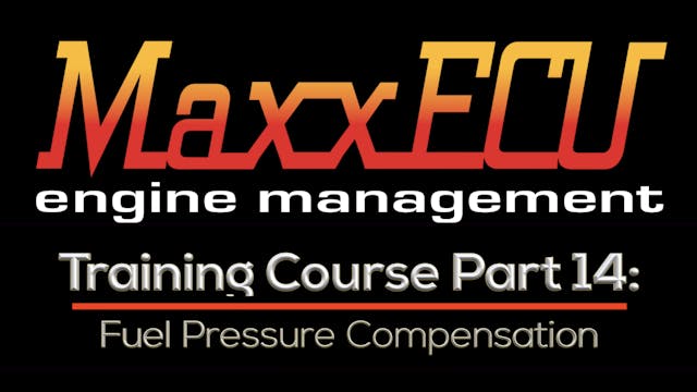 MaxxEcu Training Part 14: Fuel Pressure Compensation 