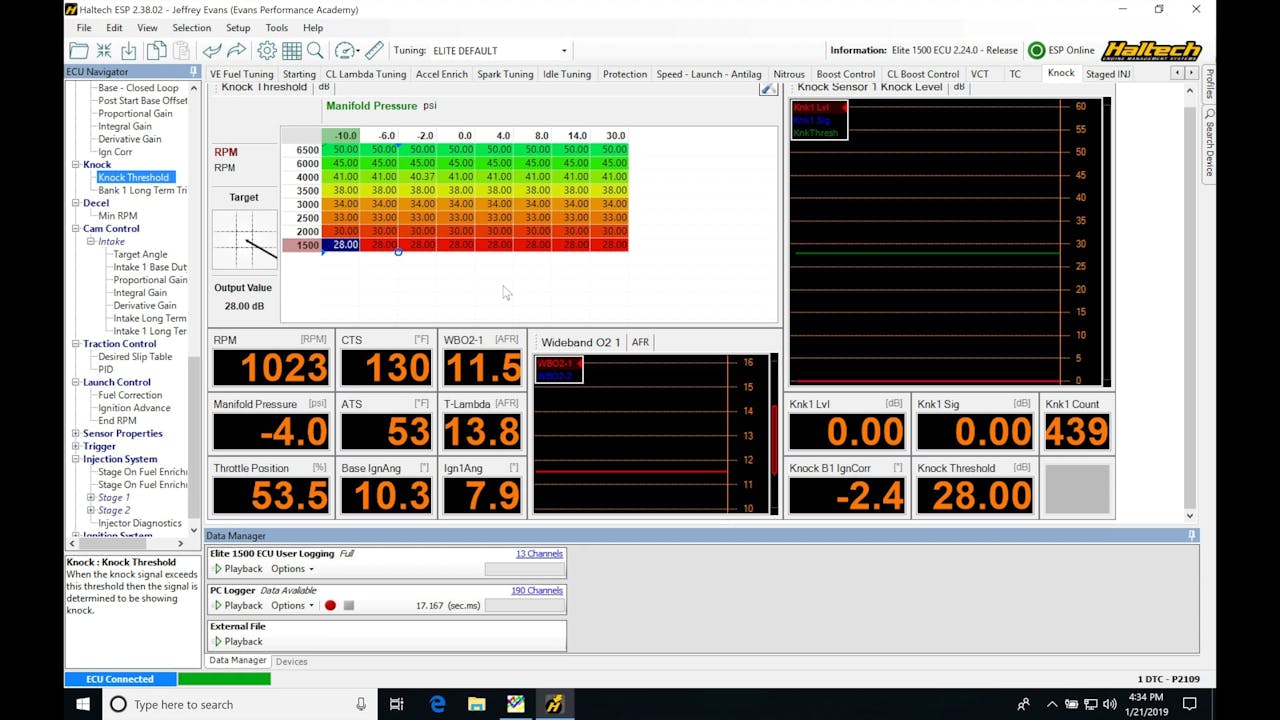 Haltech Elite Part 32 DriveByWire Throttle Haltech Elite ESP