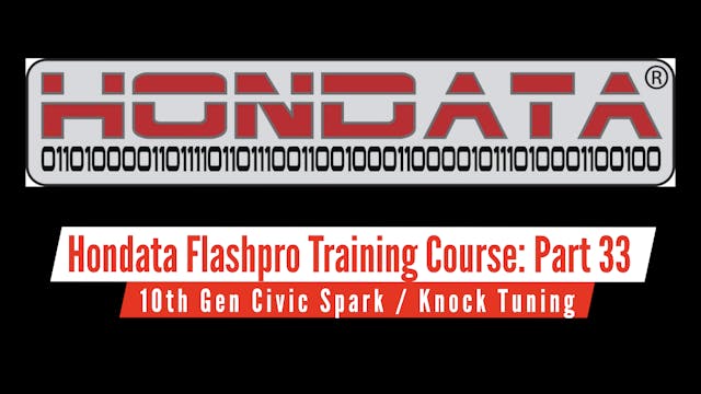Hondata FlashPro Part 33: 10th Gen Civic Spark / Knock Tuning