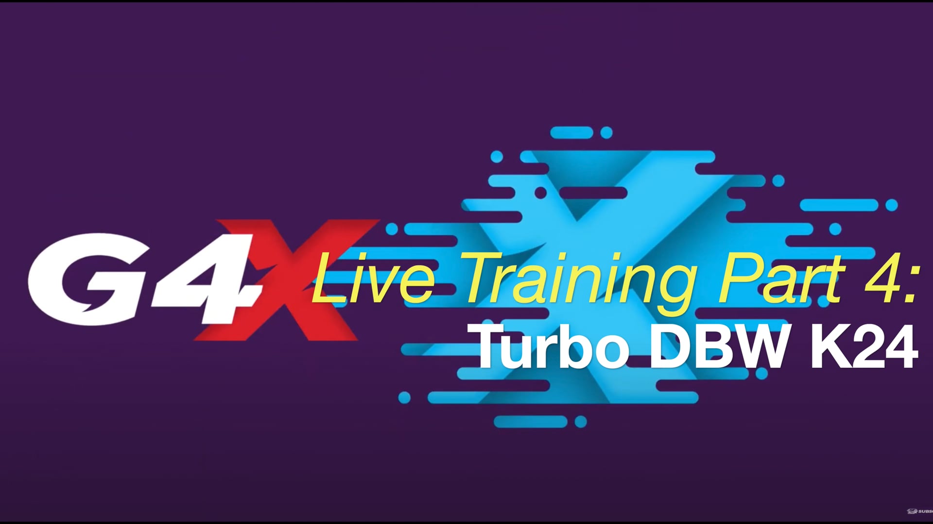 Link G4x Live Training Part 4: Turbo DBW K24 Honda Civic