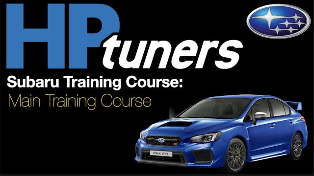HP Tuners Subaru Training Course