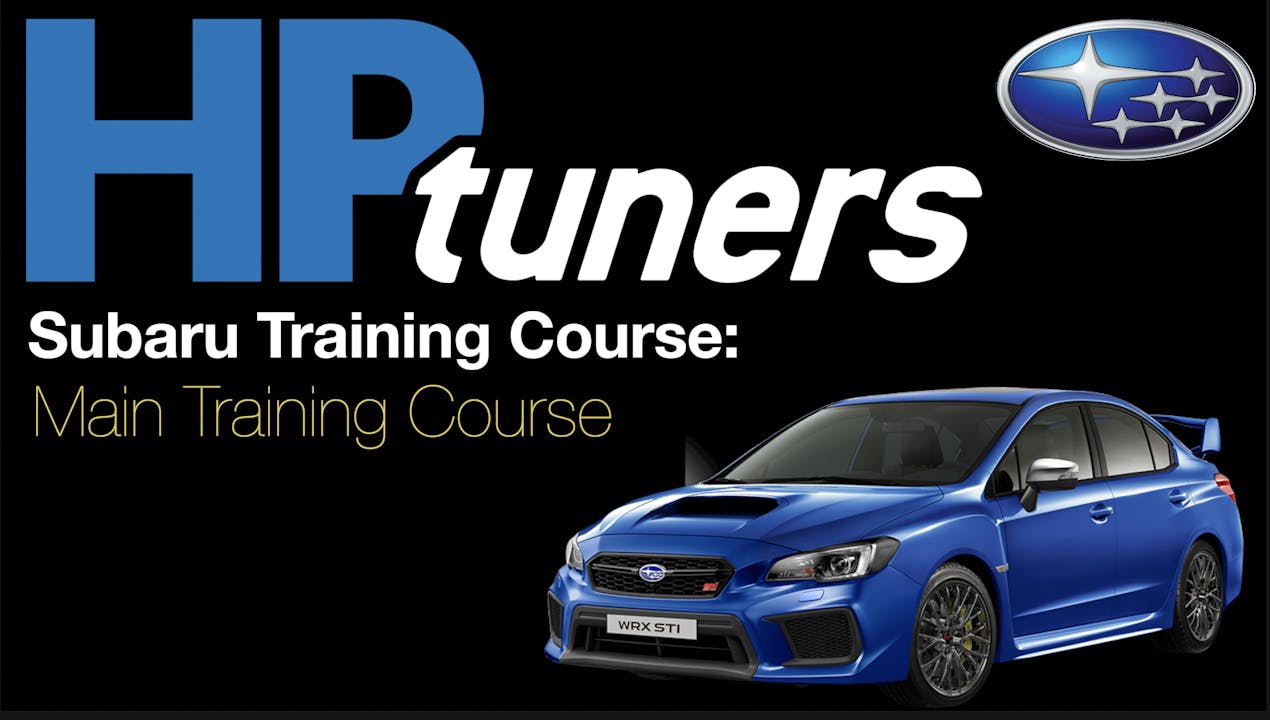 HP Tuners Subaru Training Course